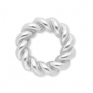 Fornituras acero inox anillo cerrado 6mm Plateado