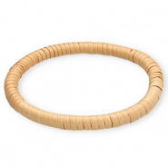 Pulseras bangle de ratán Beige natural