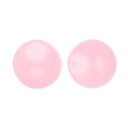 Abalorios acrílicos 12 mm redondos Rosa-mármol
