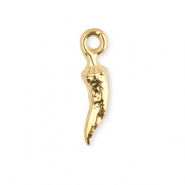 Colgantes Acero Inox pimiento Dorado