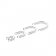 Colgantes metálicos DQ® arco set de 4 Plateado vieja (sin níquel)
