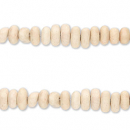 Abalorios de cer&aacute;mica en forma de guijarro Beige claro s&eacute;mola