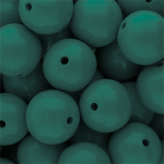 DQ Abalorios acr&iacute;licos 18 mm brillante Mediterranea green 19-4517 TCX