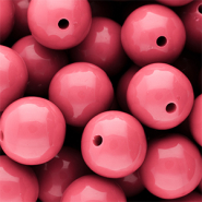 DQ Abalorios acr&iacute;licos 18 mm brillante Pink lemonade 16-1735 TCX