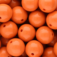 DQ Abalorios acr&iacute;licos 16 mm brillante Orange peel 16-1359 TCX