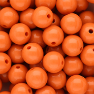 DQ Abalorios acr&iacute;licos 12 mm brillante Orange peel 16-1359 TCX