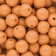 DQ Abalorios acr&iacute;licos 12 mm brillante Chamois orange 15-1145 TCX