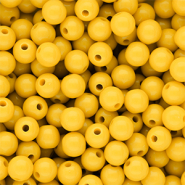 DQ Abalorios acr&iacute;licos 10 mm brillante Vibrant yellow 13-0858 TCX