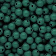 DQ Abalorios acr&iacute;licos 8 mm brillante Mediterranea green 19-4517 TCX