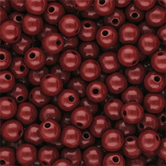 DQ Abalorios acr&iacute;licos 8 mm brillante Salsa red 18-1657 TCX