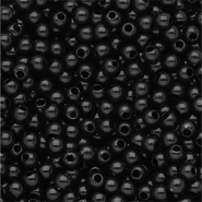 DQ Abalorios acr&iacute;licos 4 mm brillante Black