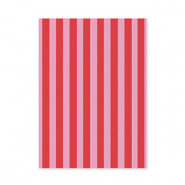 BY31&reg; Tarjetas para joyer&iacute;a l&iacute;neas rectas Rojo-rosa