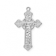 Colgantes Acero Inox cruz Plateado
