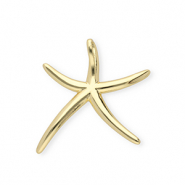 Metal TQ latón colgante estrella de mar Dorado