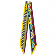 Bandana Pañuelo con caballos Amarillo-azul oscuro-rojo