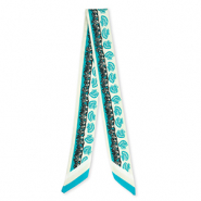 Bandana Pañuelo con vida marina Azul-azul turquesa-verde claro