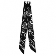 Bandana Pañuelo con leopardo Negro-blanco