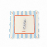 BY31&reg; Colgantes de lat&oacute;n Eco-brass pasta fusilli Plateado