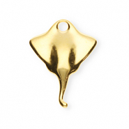 Colgantes metálicos DQ mantarraya Dorado (sin níquel)
