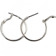 Fornituras met&aacute;licas DQ criolla 20mm Plateado
