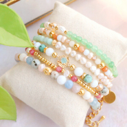 Set de inspiraciones Diseña elegantes pulseras con los abalorios jade