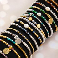 Set de inspiraciones Diseña elegante joyería con los abalorios faceteados redondos