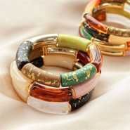 Set de inspiraciones Trucos para crear pulseras con abalorios acrílicos tubo