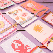 Nuevo Cinta con texto y tarjetas de joyería únicas
