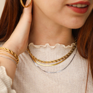 Nuevo ¡Nuevo! Collares y pulseras de acero inoxidable