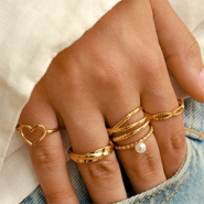Nuevo ¡A estrenar! Anillos únicos de acero inoxidable