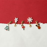 Nuevo Nuevos y brillantes colgantes metálicos navideños