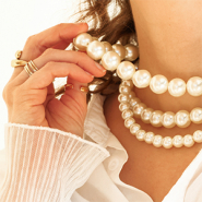 Nuevo Colección imprescindible de perlas de cristal
