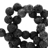 Piedras naturales 4 mm mate negro lava