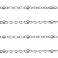 Fornituras Acero Inox jasseron 2mm plata