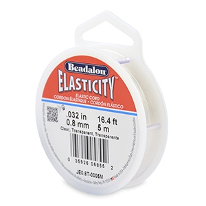 Hilo para enfilar el&aacute;stico Beadalon 0.8mm 5 metro Transparente
