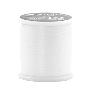 Hilo Miyuki Beading Blanco
