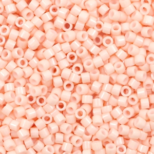 Abalorios Miyuki Delica's 11/0 Opaque salmon pink DB-206