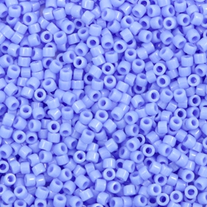 Abalorios Miyuki Delica's 11/0 Opaque periwinkle blue DB-730