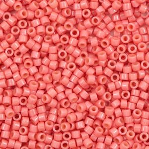 Abalorios Miyuki Delica's 11/0 Duracoat opaque dyed light watermelon pink DB-2114