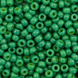 Miyuki Rocalla 8/0 Duracoat opaque spruce green 8-4477