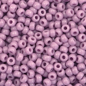 Miyuki Rocalla 8/0 Opaque mauve purple 8-410