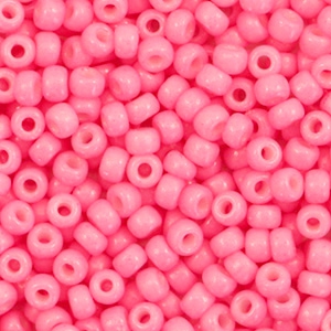 Miyuki Rocalla 8/0 Duracoat opaque carnation pink 8-4467