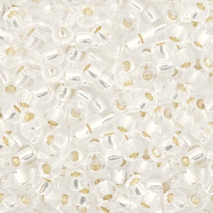 Miyuki Rocalla 8/0 Silverlined crystal 8-1