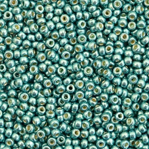 Miyuki Rocalla 11/0 Duracoat galvanized sea foam green 11-4217