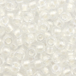 Miyuki Rocalla 6/0 Pearlized effect white 6-4601