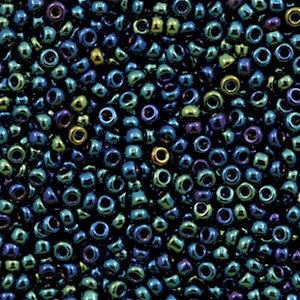 Miyuki Rocalla 11/0 Metallic iris dark blue 11-452
