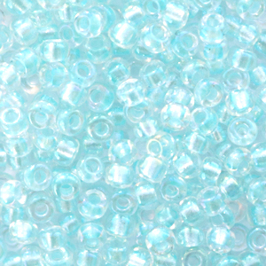 Miyuki Rocalla 8/0 Fancy lined soft aqua blue 8-3638