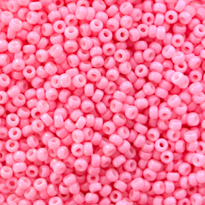 Miyuki Rocalla 11/0 Duracoat opaque carnation pink 11-4467