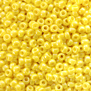 Miyuki Rocalla 11/0 Opaque luster yellow 11-422