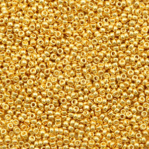 Rocallas Miyuki 15/0 24kt gold plated 15-191